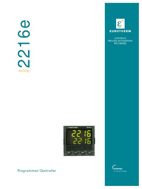 Eurotherm 2216E Data Sheet | PDF