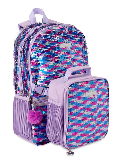 Limited Too Flip Sequin Backpack with Lunch Bag - Walmart.com