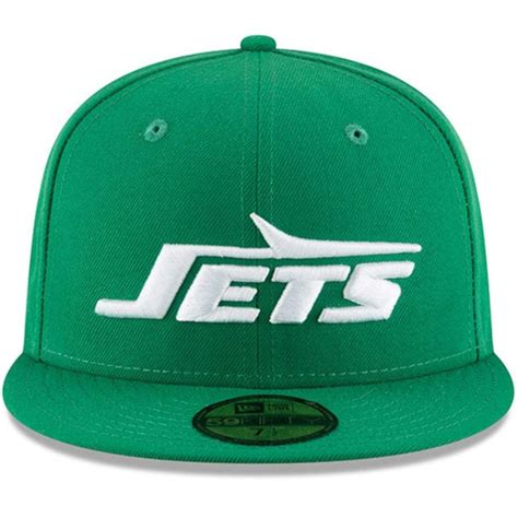 New Era New York Jets Green Omaha Throwback 59FIFTY Fitted Hat