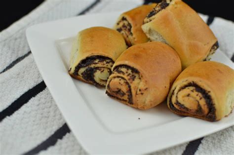 Quick Poppy Seed Rolls - Momsdish Poppy Seed Filling, Poppy Seed Cake, Russian Desserts, Russian ...