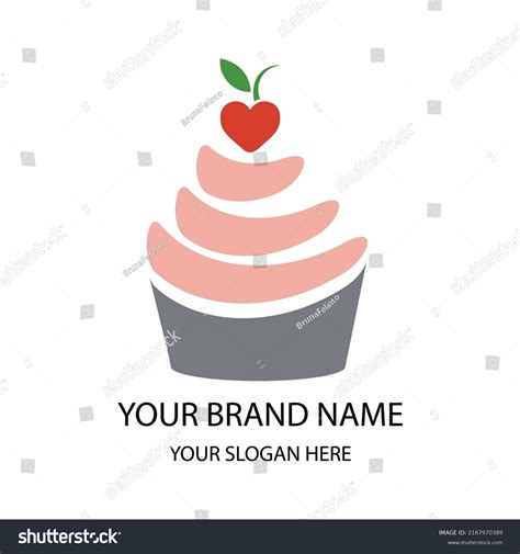 Logo Design Small Bakery Vector Cup Stock Vector (Royalty Free) 2167970389 | Shutterstock