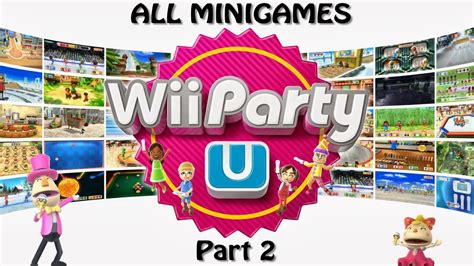 Wii Party U - All Minigames - Part 2 - YouTube