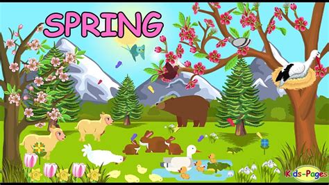 Spring - English Vocabulary - YouTube