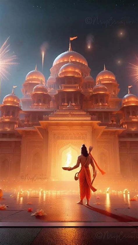 Shree Ram Mandir iPhone Wallpaper - iPhone Wallpapers