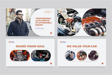 Car Repair PowerPoint Presentation Template :: Behance