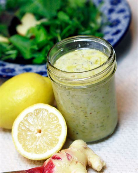 Creamy Lemon Salad Dressing - The Ravenous Bunny