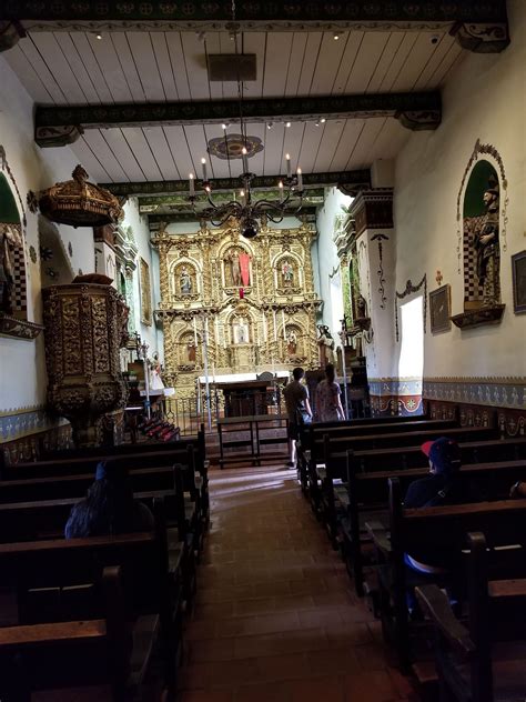 Interior of the Mission Basilica San Juan Capistrano, CA [oc][3024×4032] : r/churchporn