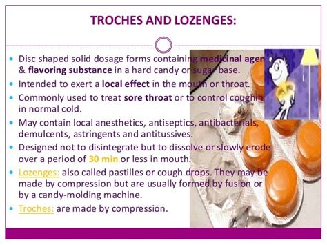 Tablet types and Excipients