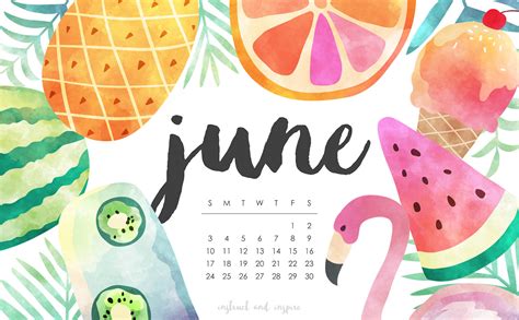 June Calendar Themes