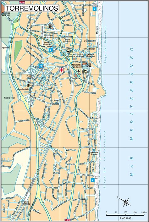 Torremolinos tourist map - Ontheworldmap.com