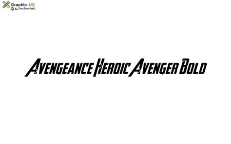 Avengers font photoshop - anttaia