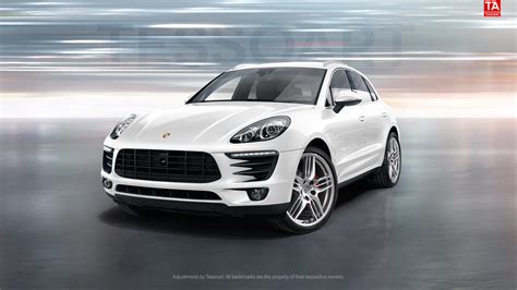 [RENDER] Porsche Macan S in white with SportDesign wheels - Teamspeed.com