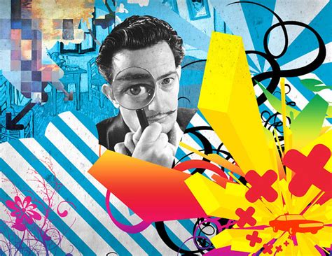 dali van gogh in vector art | dali with vectors and one pain… | Flickr