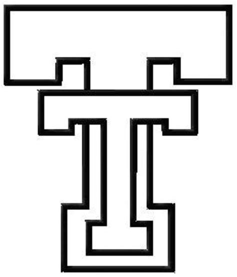 Download High Quality texas tech logo stencil Transparent PNG Images ...