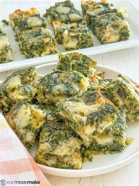 Spinach Cheese Squares - Eat Move Make