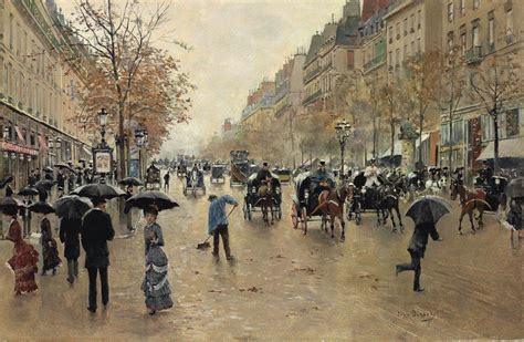 Jean Béraud | Impressionist painter of Belle Époque | Paris painting, Jean beraud, Street painting