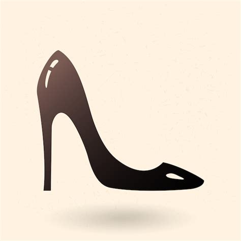 Premium Vector | Vector black silhouette women shoes icon