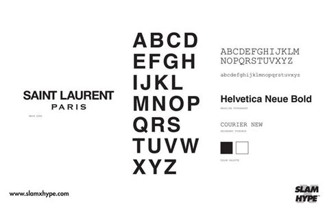 Saint Laurent-Fonts | Fashion typography, Typography, Font design logo