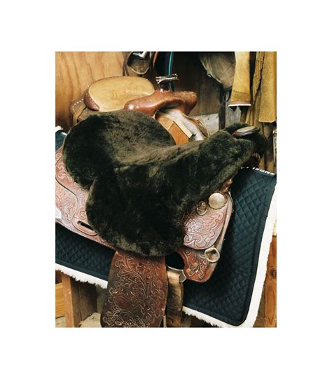 Sheepskin Full Western Saddle Seat Cover: Sheepskin Town