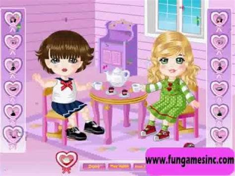 Doll House dress up game for girls - YouTube