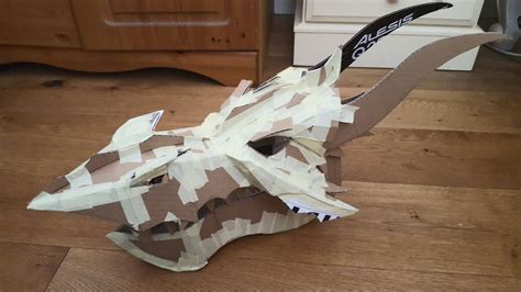 It was my nephew's birthday last weekend. I made him a dragon head! • /r/DIY | Nephew birthday ...