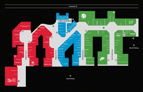 Directory A-Z | Miromar Outlets - Florida Outlet Malls Map | Printable Maps