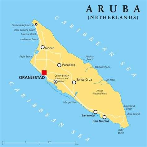 Aruba Map, Aruba Flag facts and Places to visit - Best Hotels Home