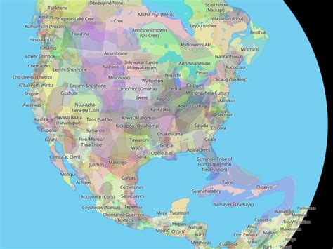 Tribal Map Of The United States - First Day Of Spring 2024 Countdown