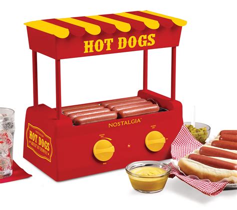 Hot Dog Roller Bun Warmer Adjustable Nostalgia Heat Machine Cooker Grill Retro Business ...