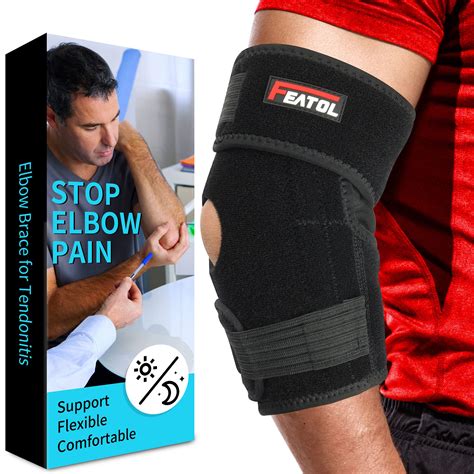 Buy FEATOL Elbow Brace for Tendonitis and Tennis Elbow for Men and ...