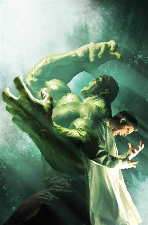 Hulk/Bruce Banner drawn by cover artist Michael Komarck. : r/Marvel