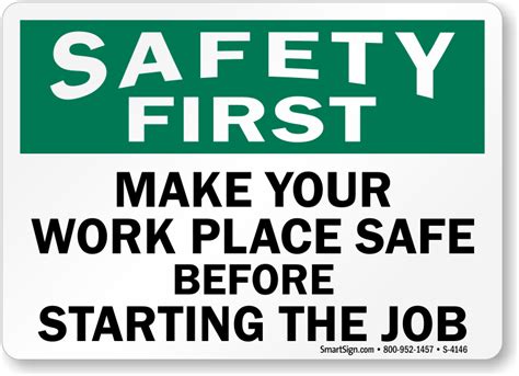 Safety Signage In The Workplace