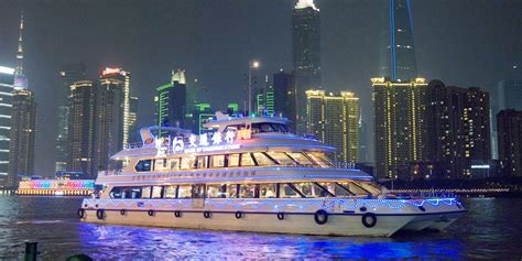 Shanghai Huangpu River Night Cruise Tour with a Private Driver