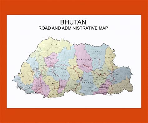 Maps of Bhutan | Collection of maps of Bhutan | Maps of Asia | GIF map ...