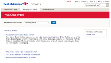 www.bankofamerica.com/checks - How To Order Or Reorder Checks Online?