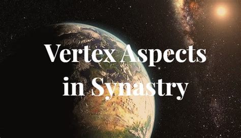 Vertex Aspects in Synastry