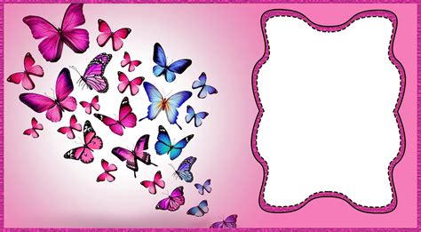 Butterfly Birthday Invitation Card Template - Printable Templates Free