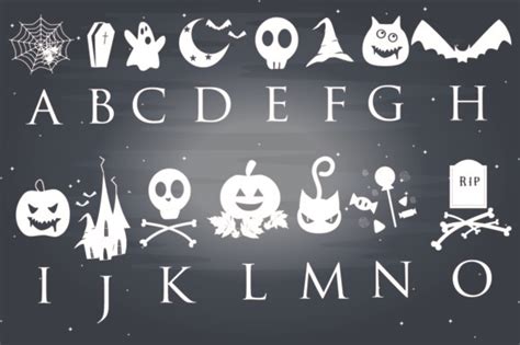 Halloween Dingbats (Font) by dmletter31 · Creative Fabrica