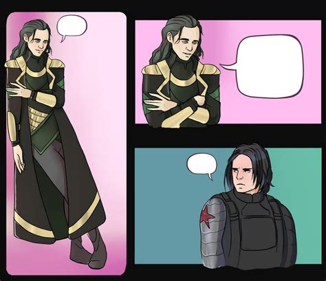 Loki and Bucky by Skoraya-olya on DeviantArt