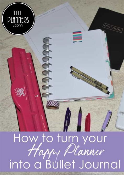 Happy Planner Bullet Journal | Turn your HP into a Bullet Journal
