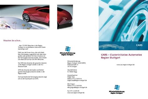 Clusterinitiative Automotive Region Stuttgart CARS - WRS Region Stuttgart