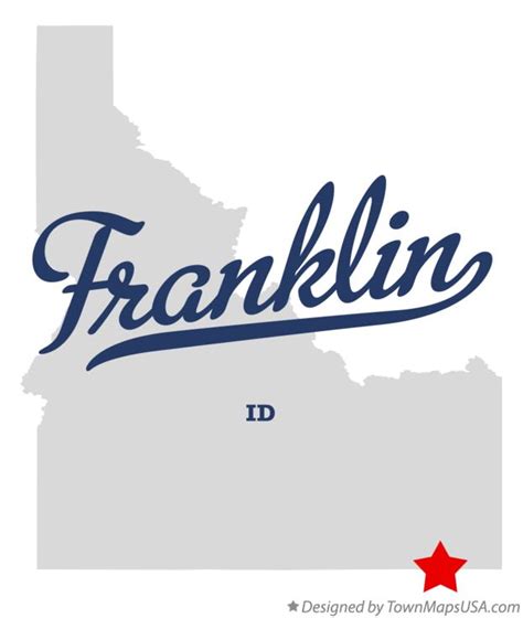 Map of Franklin, ID, Idaho