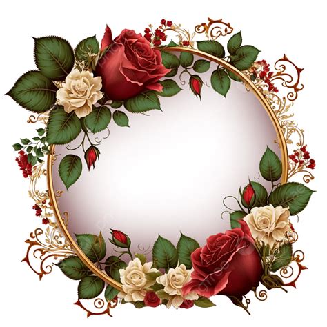 Beautifull Red Rose Flower Frame, Red Rose Flower Frame, Valetines Day ...