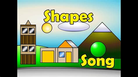 The Shapes Song - Kids English Pop Music | Shape songs, Teaching shapes ...