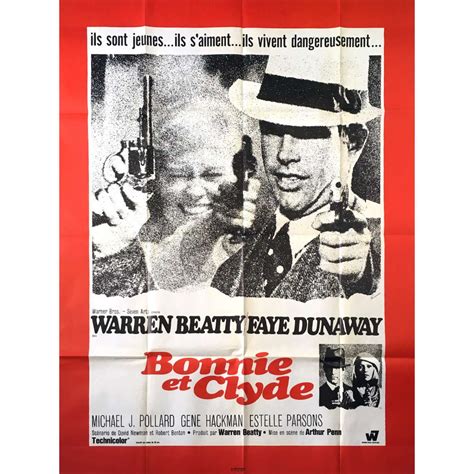 BONNIE AND CLYDE Movie Poster 47x63 in.