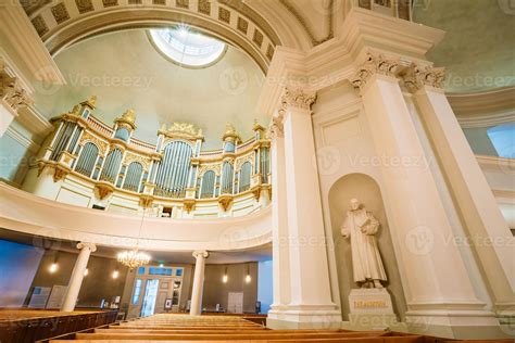 Classical Interior Of Helsinki Cathedral 898210 Stock Photo at Vecteezy