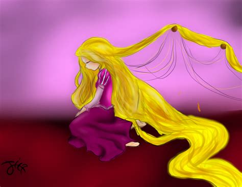 Rapunzel Tangled (paint digital) by kirby-kta-tsuki on DeviantArt