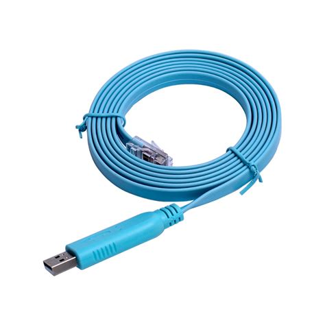 USB 2.0 to RJ45 Console Serial Cable (FTDI Chipset) – 1.8 Meter ...