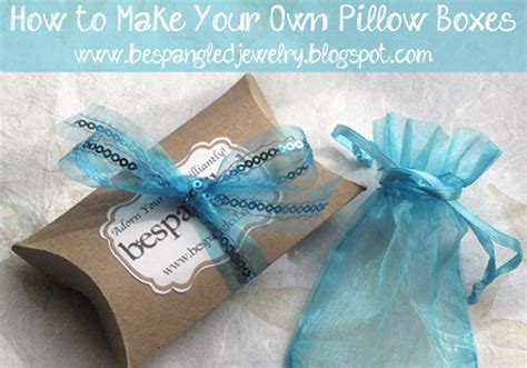 Bespangled Jewelry: DIY Pillow Boxes - Make your own handmade gift ...