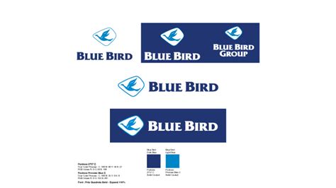 Blue Bird Taxi Vector